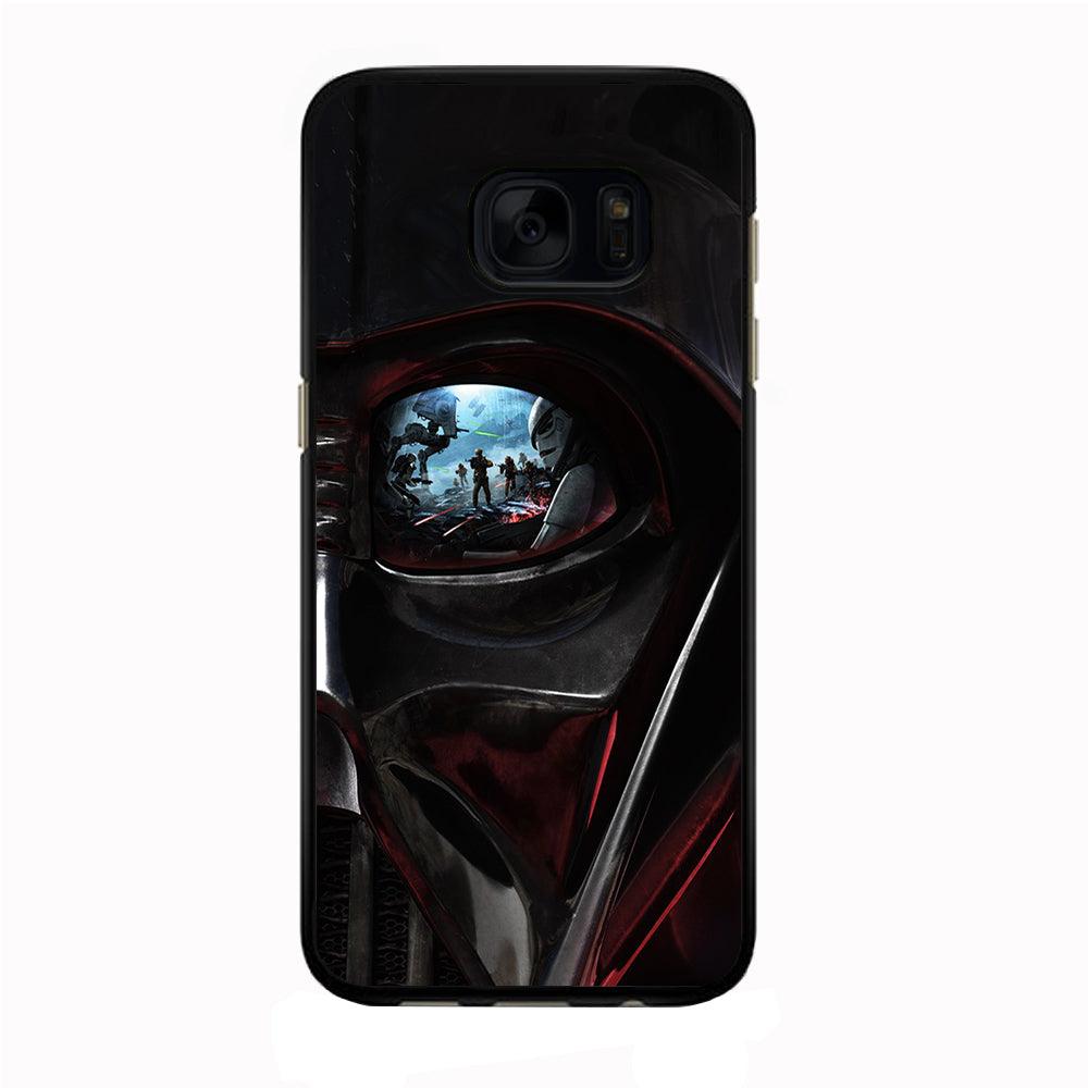 Star Wars Shadow Stormtrooper Samsung Galaxy S7 Edge Case-Rubber / Black (2D Case)-Xtracase