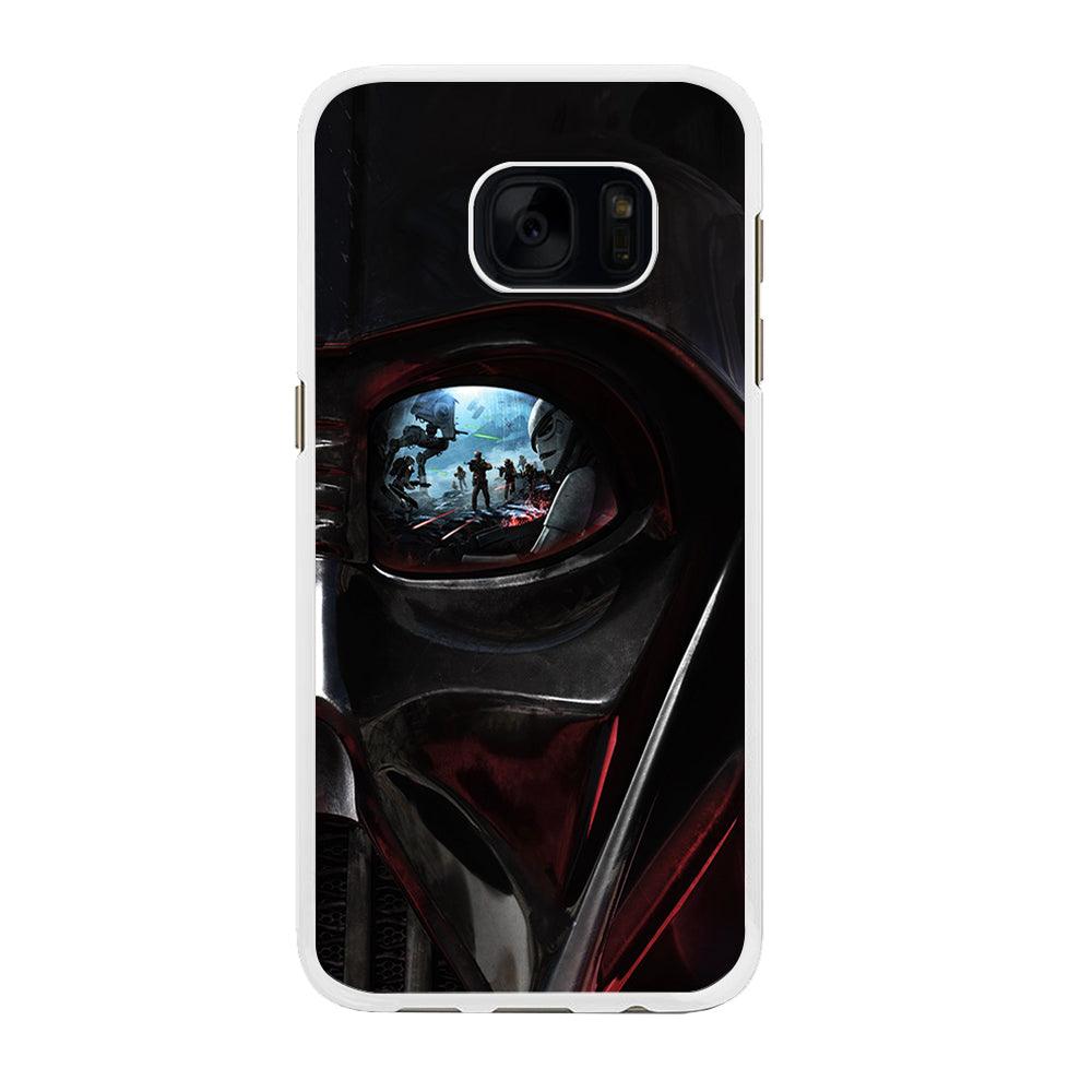Star Wars Shadow Stormtrooper Samsung Galaxy S7 Edge Case-Rubber / White (2D Case)-Xtracase