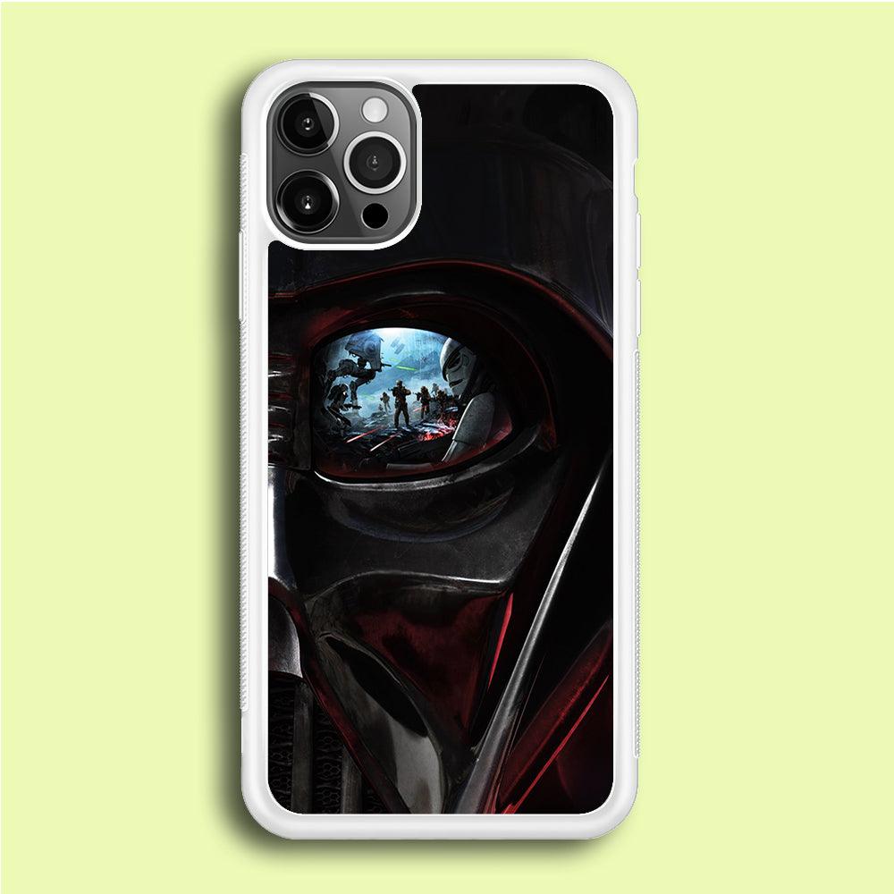 Star Wars Shadow Stormtrooper iPhone 12 Pro Case-Rubber / White (2D Case)-Xtracase