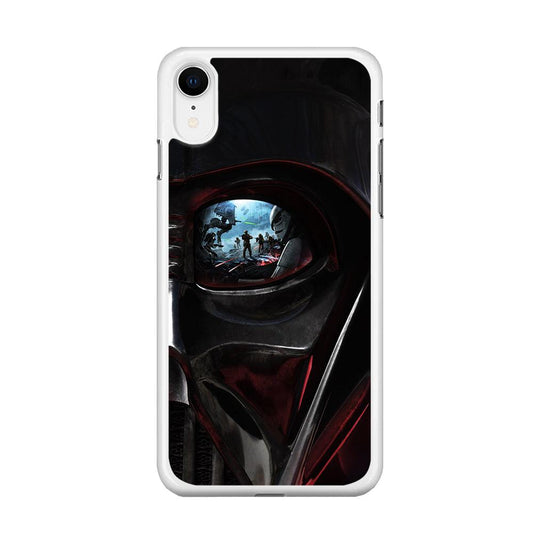 Star Wars Shadow Stormtrooper iPhone XR Case-Rubber / White (2D Case)-Xtracase