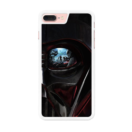 Star Wars Shadow Stormtrooper iPhone 8 Plus Case-Rubber / White (2D Case)-Xtracase