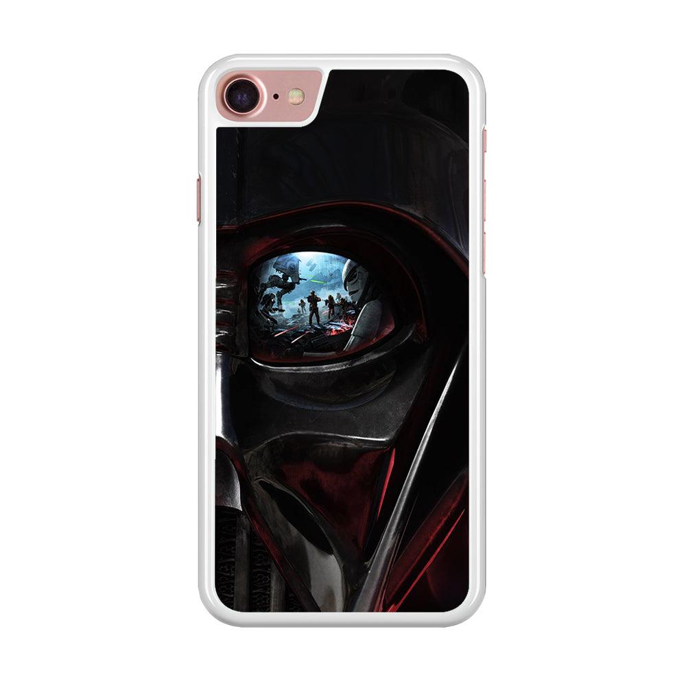 Star Wars Shadow Stormtrooper iPhone SE 2020 Case-Rubber / White (2D Case)-Xtracase