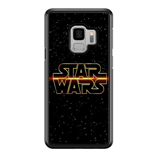 Star Wars Space Sparkly Samsung Galaxy S9 Case-Plastic / Full Wrap (3D Case)-Xtracase