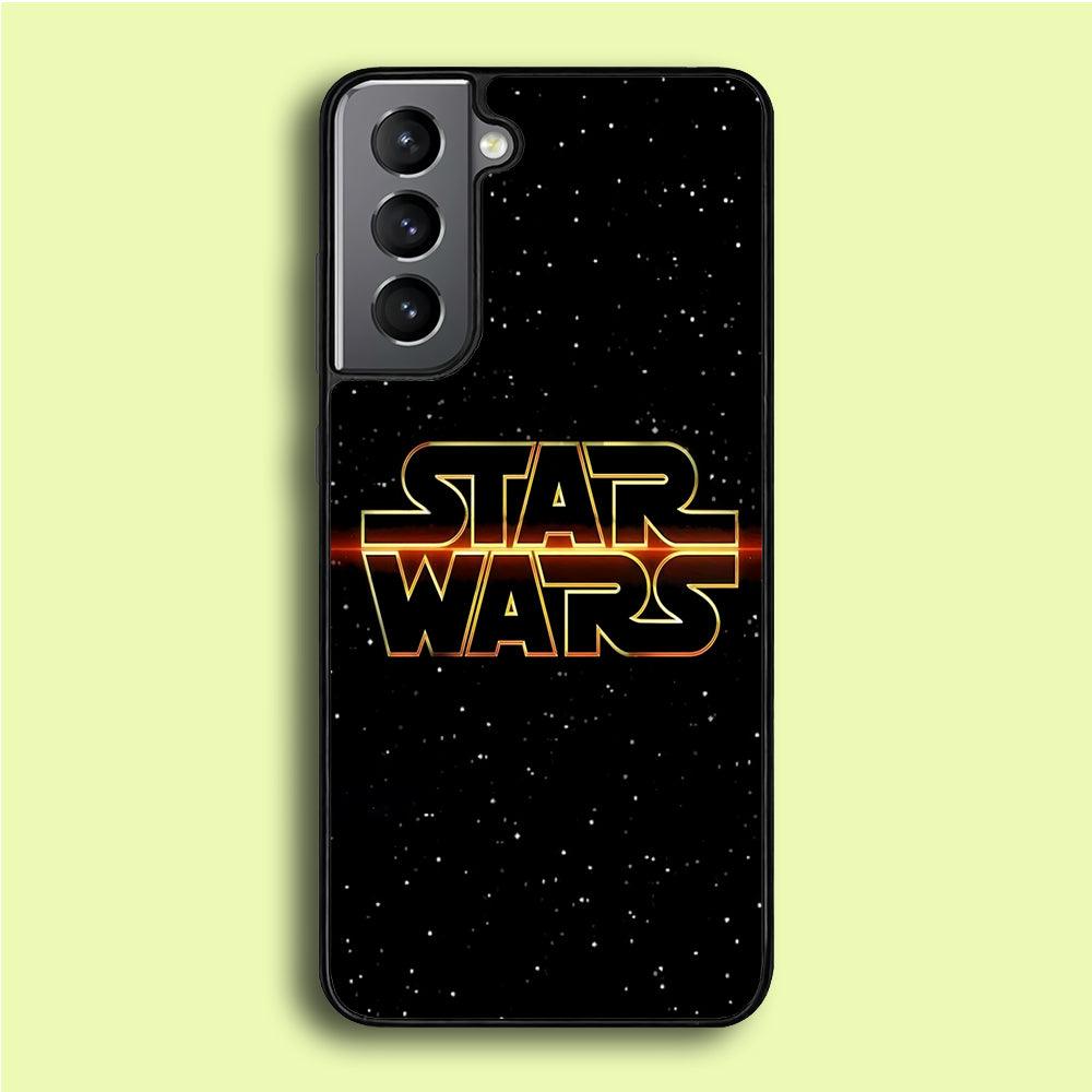 Star Wars Space Sparkly Samsung Galaxy S21 Plus Case-Plastic / Full Wrap (3D Case)-Xtracase