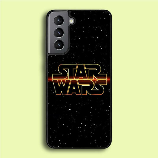 Star Wars Space Sparkly Samsung Galaxy S21 Plus Case-Plastic / Full Wrap (3D Case)-Xtracase