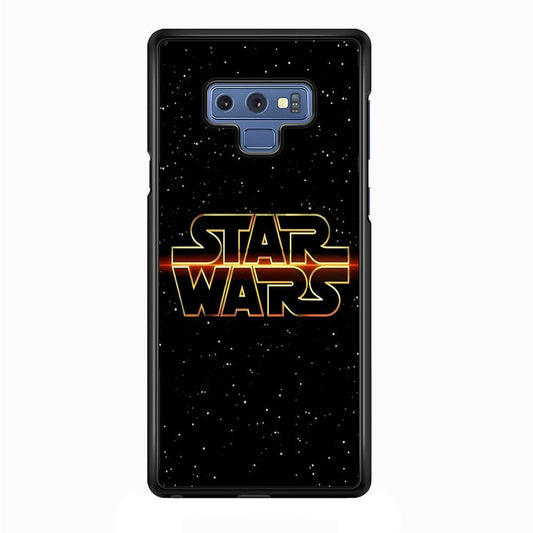 Star Wars Space Sparkly Samsung Galaxy Note 9 Case-Plastic / Full Wrap (3D Case)-Xtracase