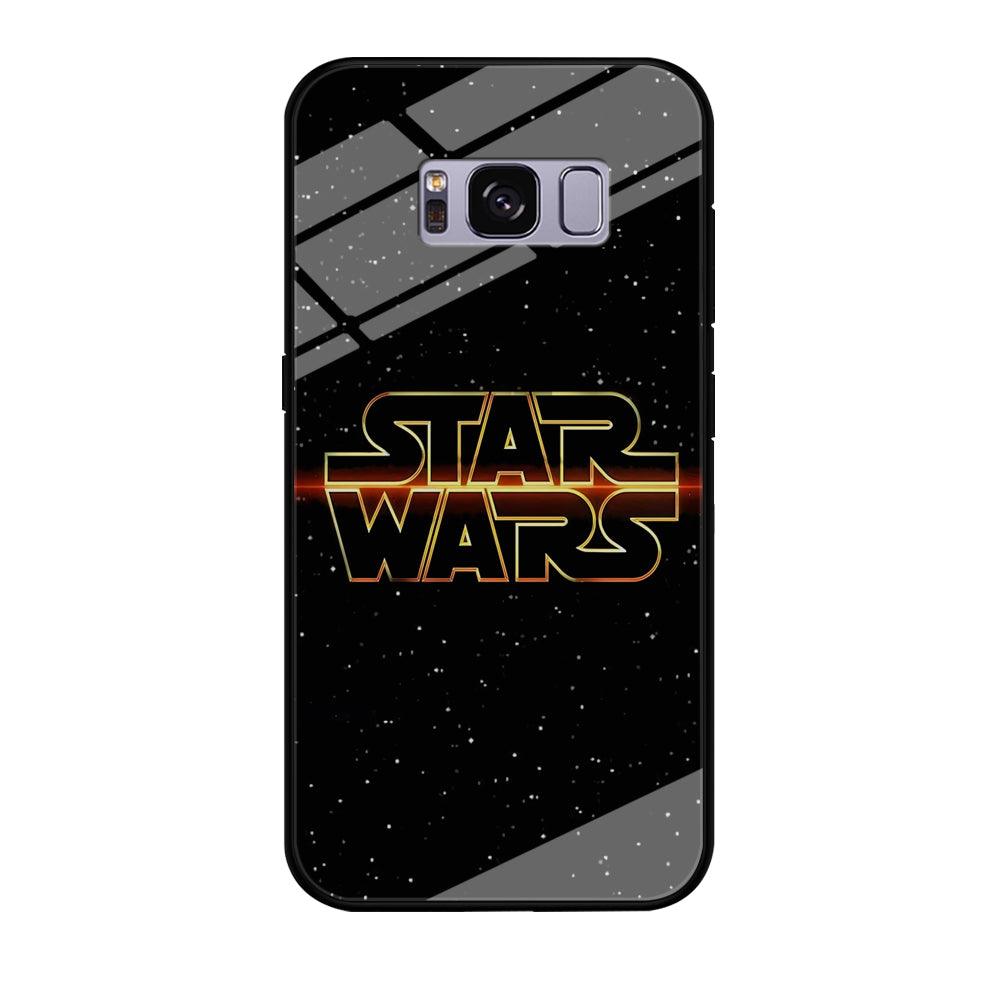 Star Wars Space Sparkly Samsung Galaxy S8 Case-Tempered Glass Case-Xtracase