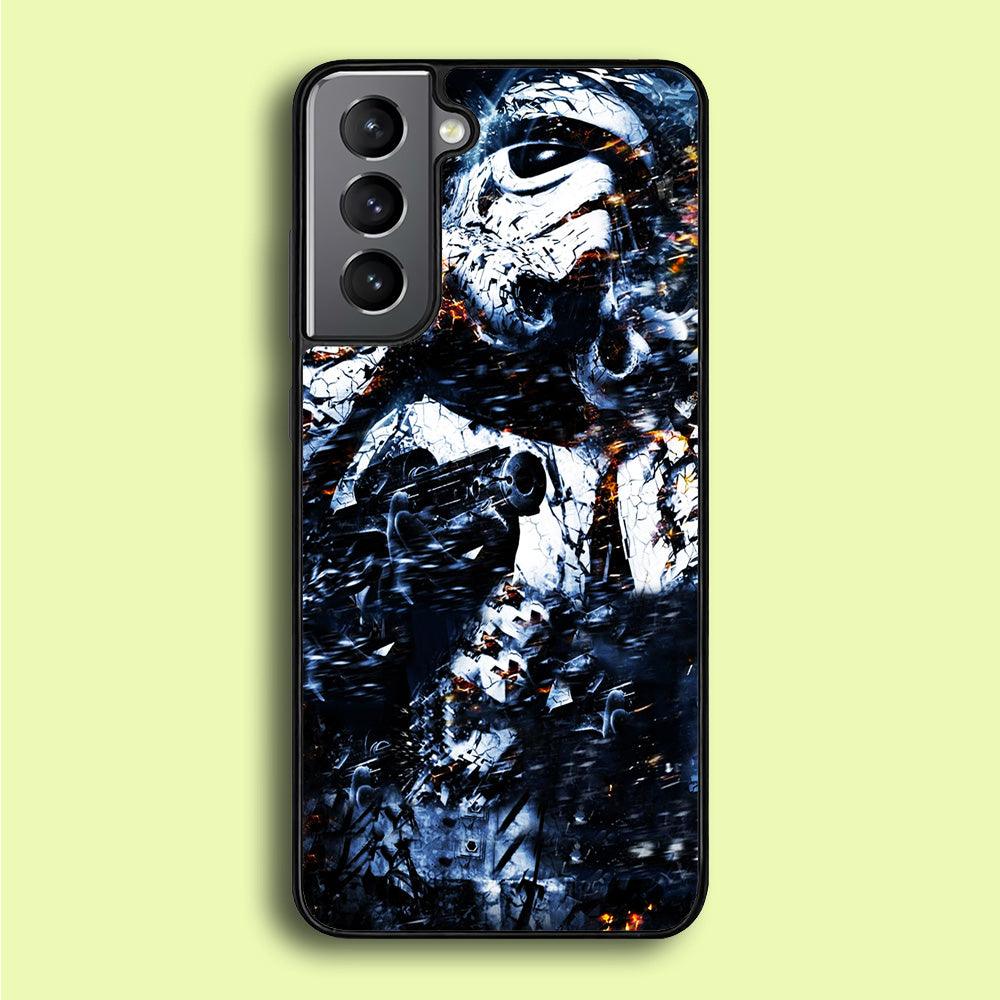 Star Wars Stormtrooper Abstract Samsung Galaxy A16 Case-Plastic / Full Wrap (3D Case)-Xtracase