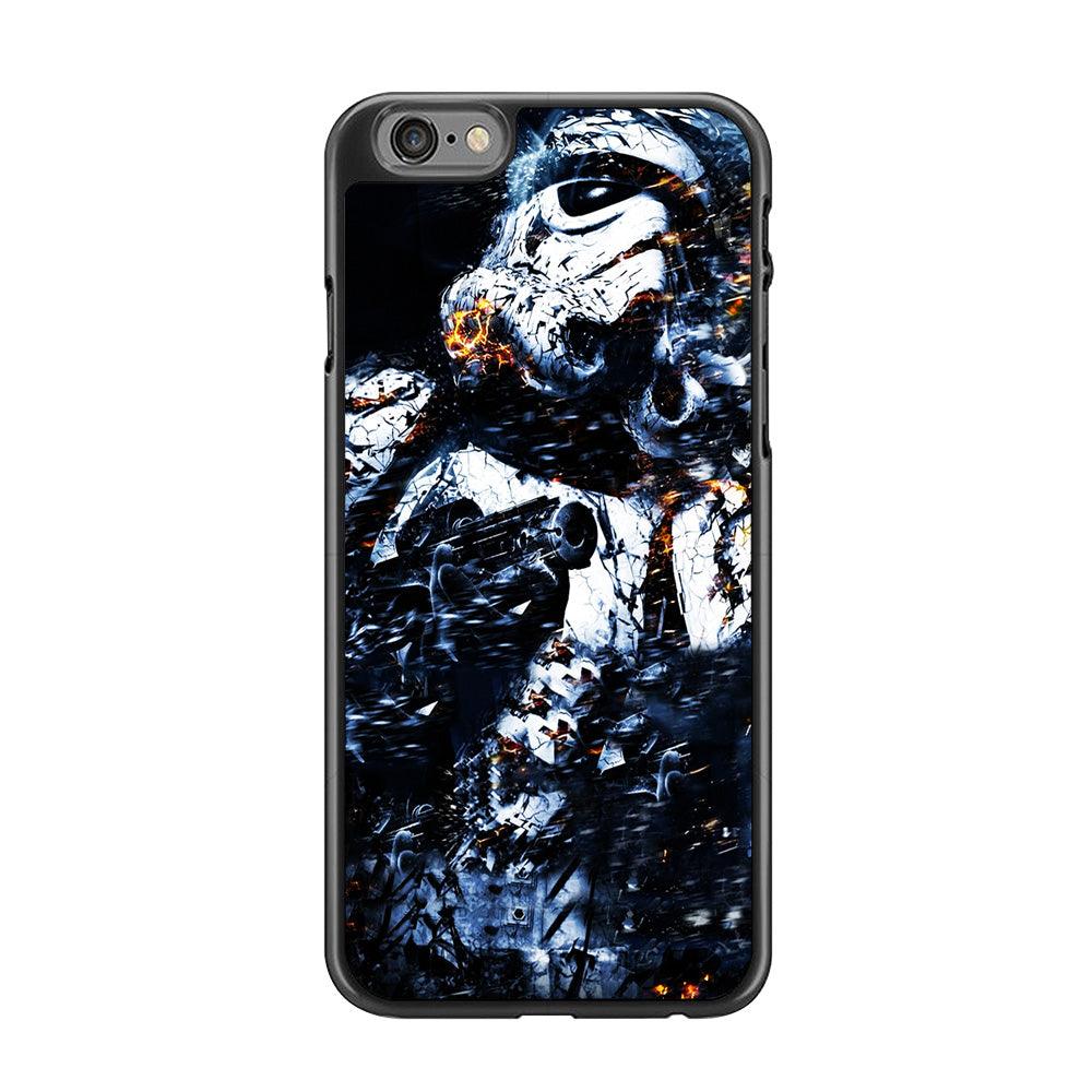 Star Wars Stormtrooper Abstract iPhone 6 Plus | 6s Plus Case-Rubber / Black (2D Case)-Xtracase