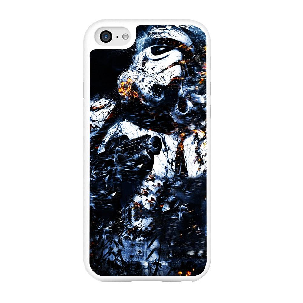 Star Wars Stormtrooper Abstract iPhone 6 Plus | 6s Plus Case-Rubber / White (2D Case)-Xtracase