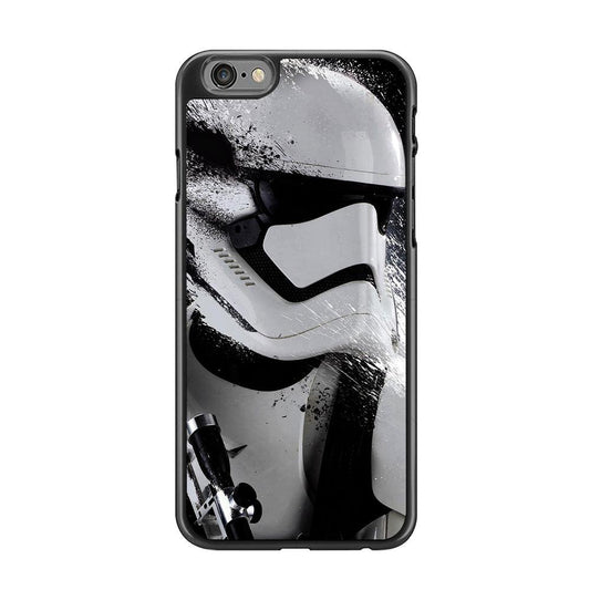 Star Wars Stormtrooper Painting iPhone 6 Plus | 6s Plus Case-Rubber / Black (2D Case)-Xtracase