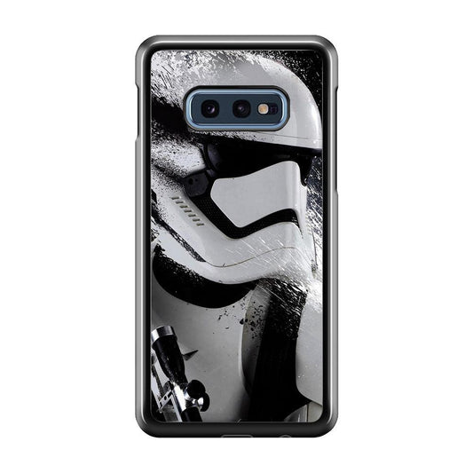 Star Wars Stormtrooper Painting Samsung Galaxy S10E Case-Rubber / Black (2D Case)-Xtracase