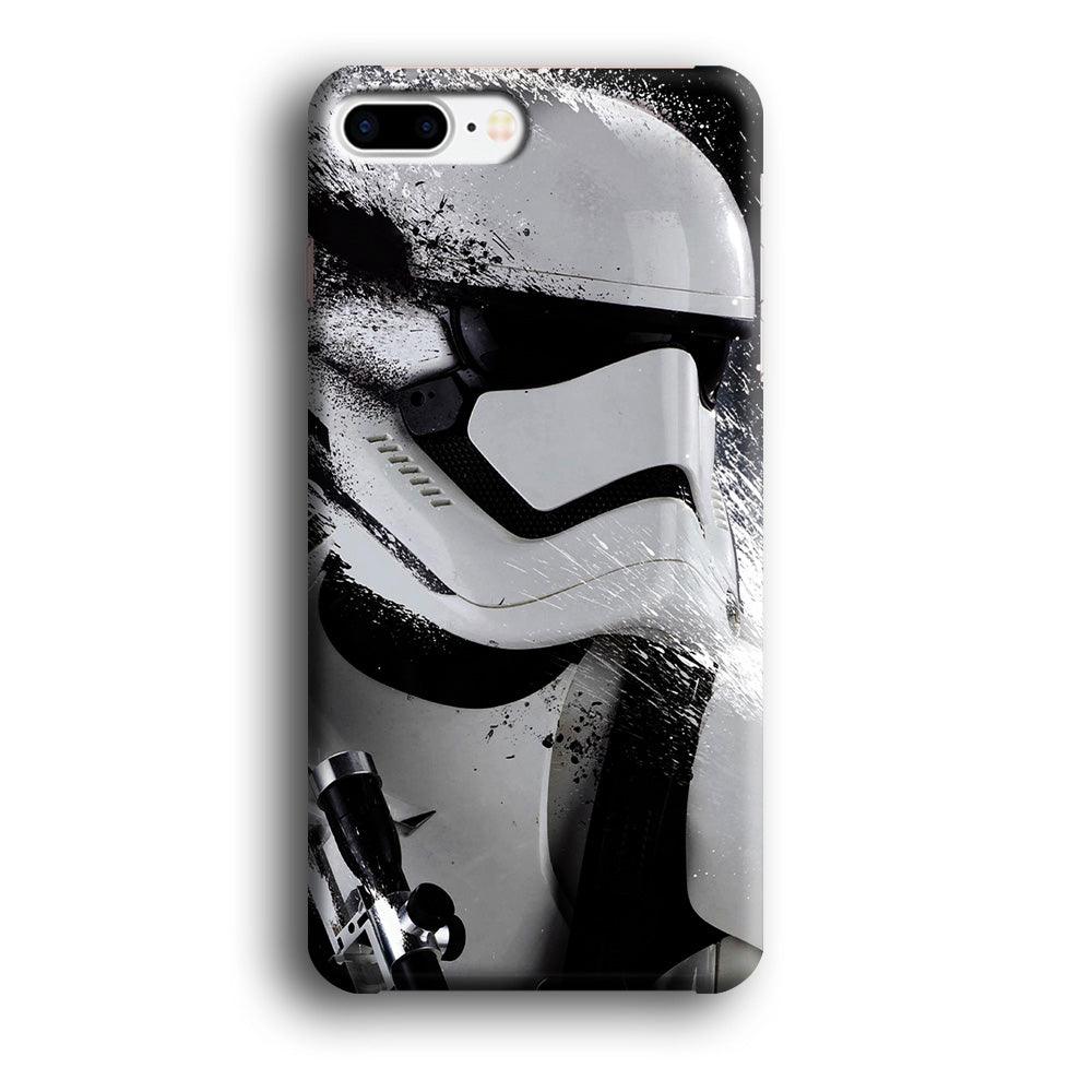 Star Wars Stormtrooper Painting iPhone 8 Plus Case-Plastic / Full Wrap (3D Case)-Xtracase