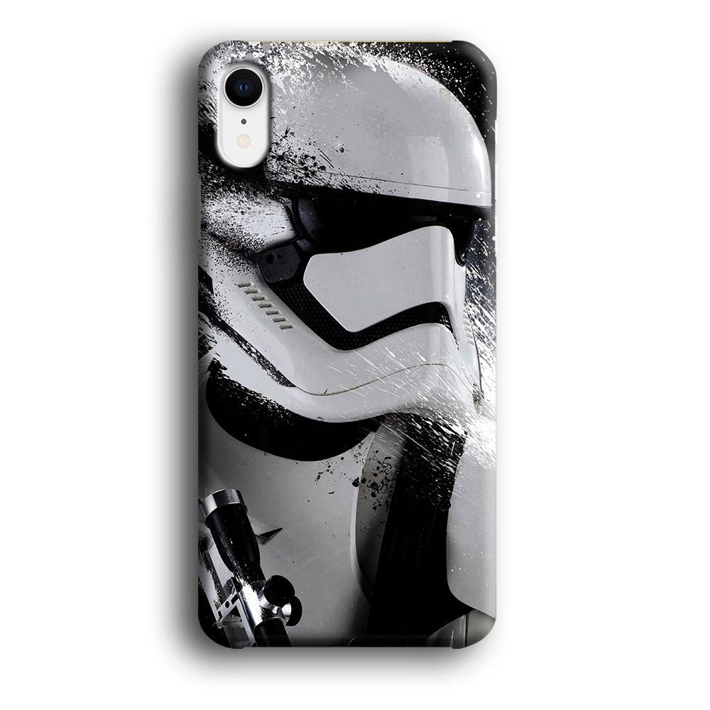 Star Wars Stormtrooper Painting iPhone XR Case-Plastic / Full Wrap (3D Case)-Xtracase