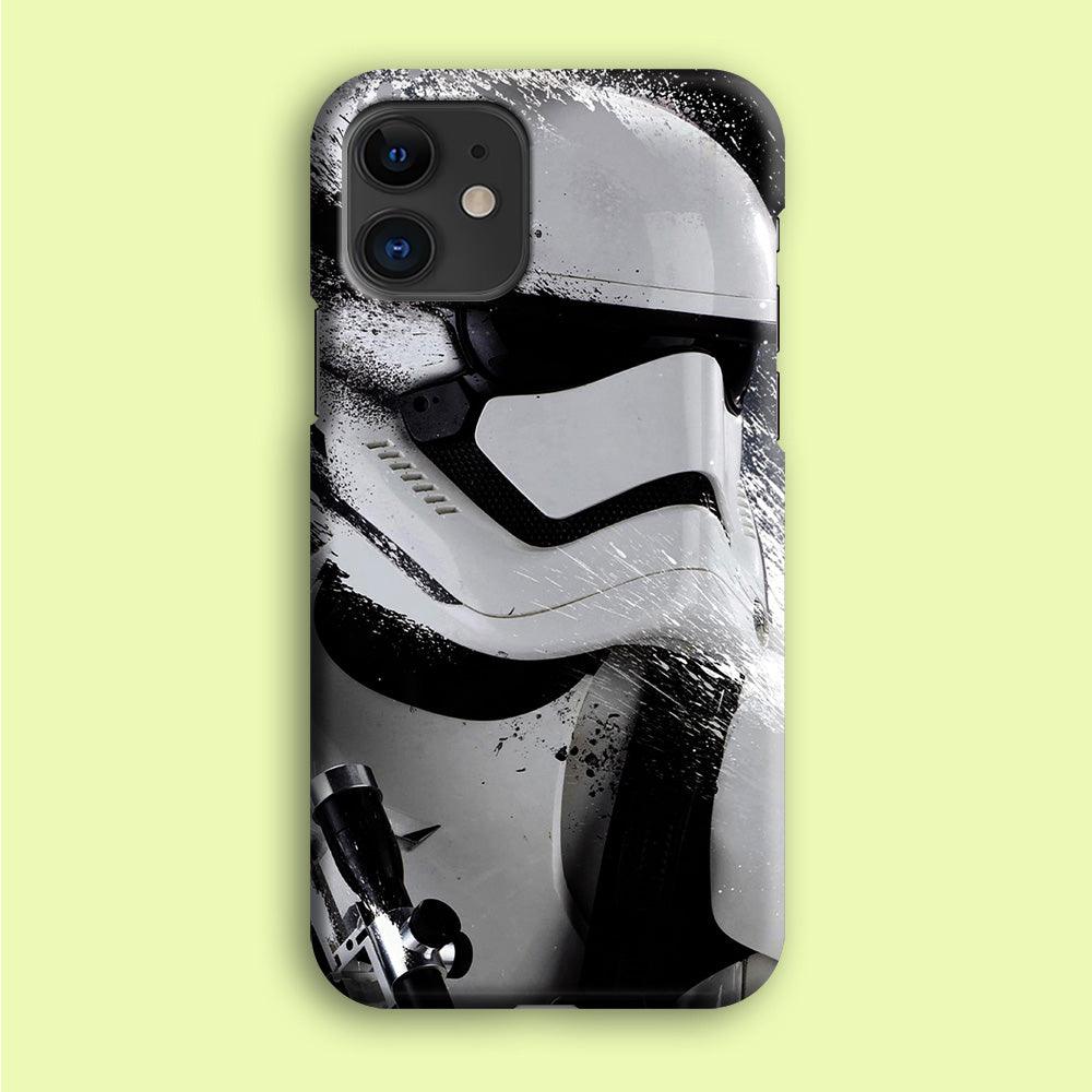 Star Wars Stormtrooper Painting iPhone 12 Mini Case-Plastic / Full Wrap (3D Case)-Xtracase