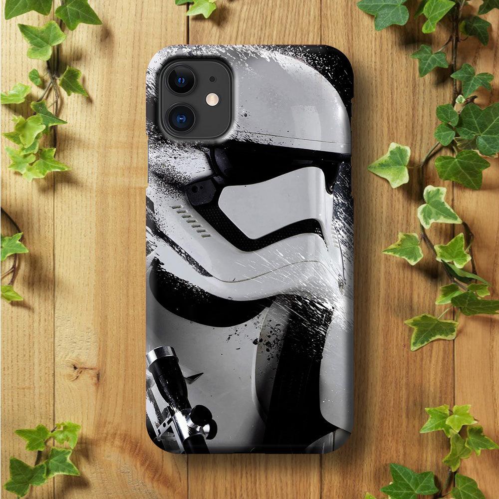 Star Wars Stormtrooper Painting iPhone 11 Case-Plastic / Full Wrap (3D Case)-Xtracase
