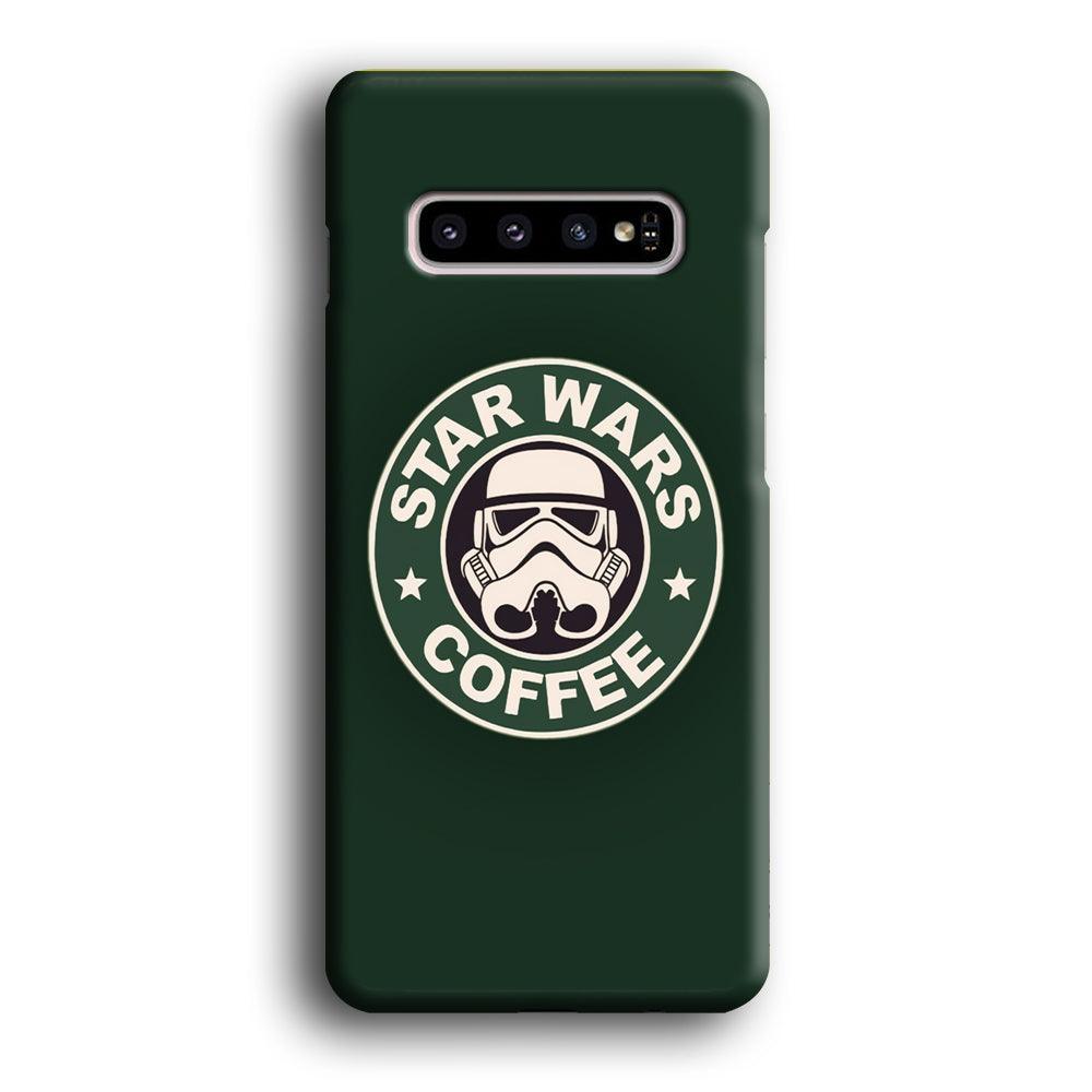 Star Wars Coffee Green Samsung Galaxy S10 3D Case-Xtracase