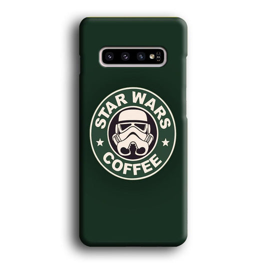 Star Wars Coffee Green Samsung Galaxy S10 Plus 3D Case-Xtracase