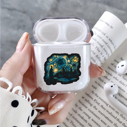 Starry Dementors Harry Potter Hard Plastic Protective Clear Case Cover For Apple Airpods