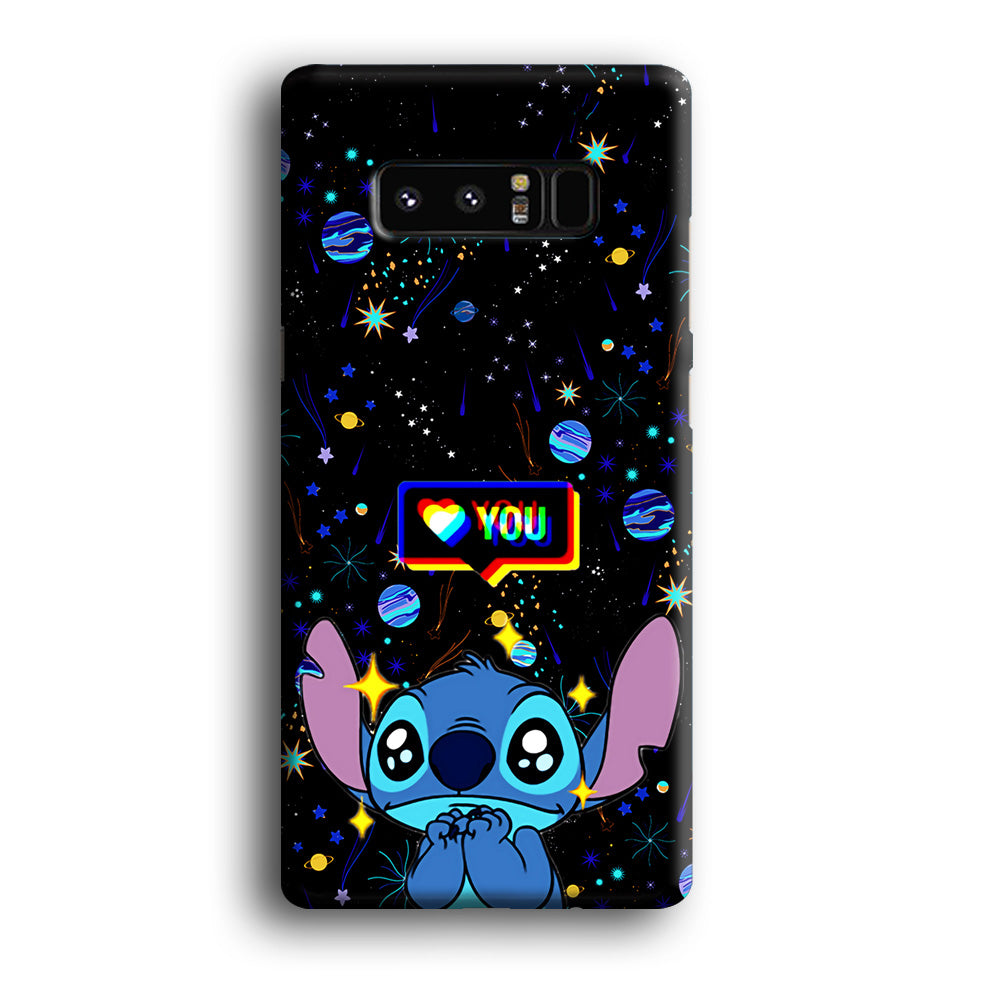 Stitch Love You Samsung Galaxy Note 8 Case