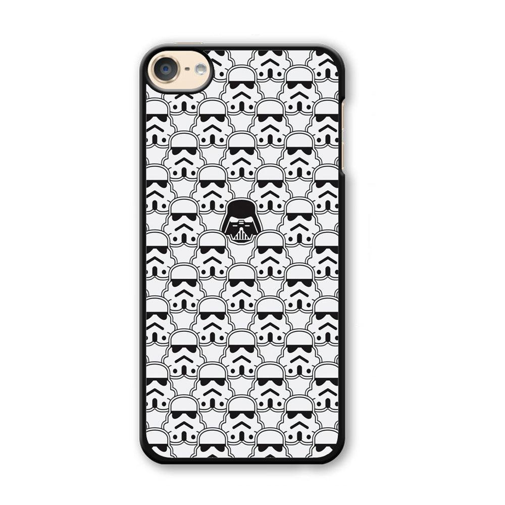 Stormtrooper Face Pattern Star Wars iPod Touch 6 Case-Plastic / Full Wrap (3D Case)-Xtracase