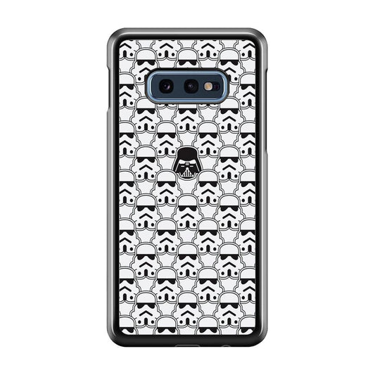 Stormtrooper Face Pattern Star Wars Samsung Galaxy S10E Case-Plastic / Full Wrap (3D Case)-Xtracase