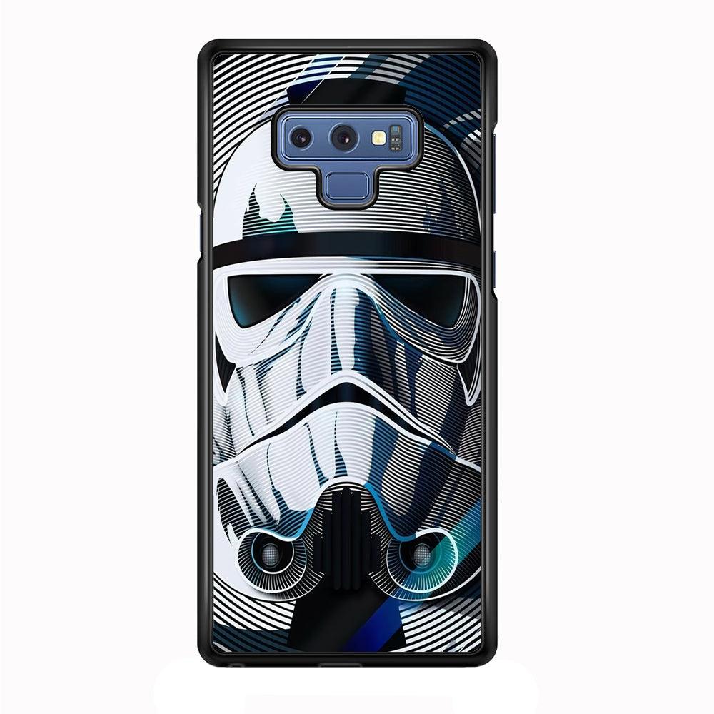 Stormtrooper Face Star Wars Samsung Galaxy Note 9 Case-Plastic / Full Wrap (3D Case)-Xtracase