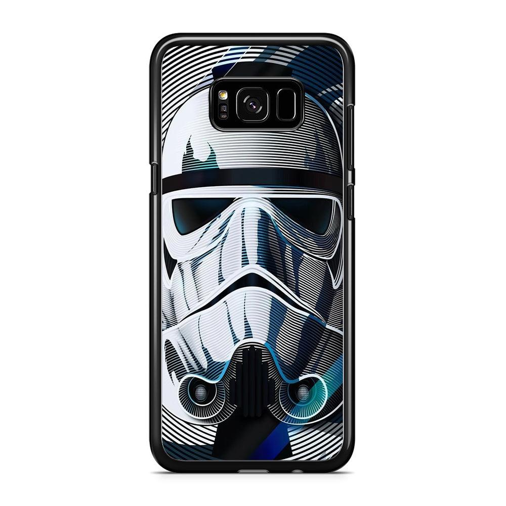 Stormtrooper Face Star Wars Samsung Galaxy S8 Case-Rubber / Black (2D Case)-Xtracase