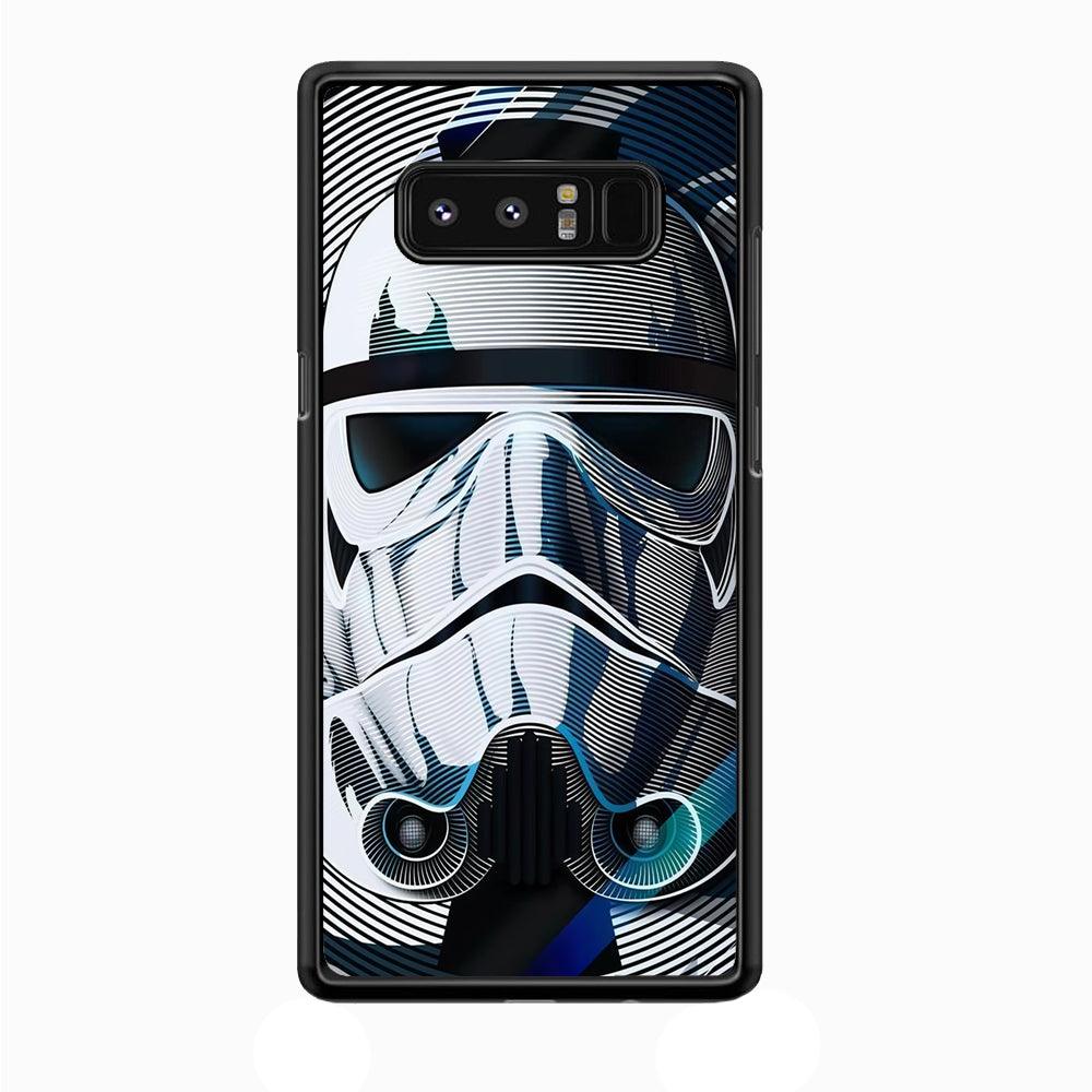 Stormtrooper Face Star Wars Samsung Galaxy Note 8 Case-Plastic / Full Wrap (3D Case)-Xtracase
