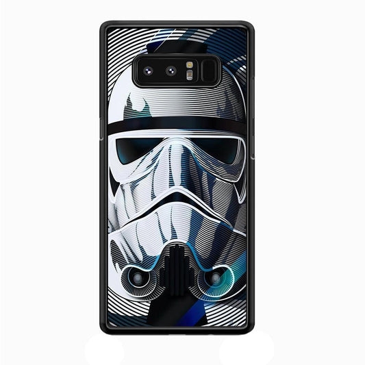 Stormtrooper Face Star Wars Samsung Galaxy Note 8 Case-Plastic / Full Wrap (3D Case)-Xtracase