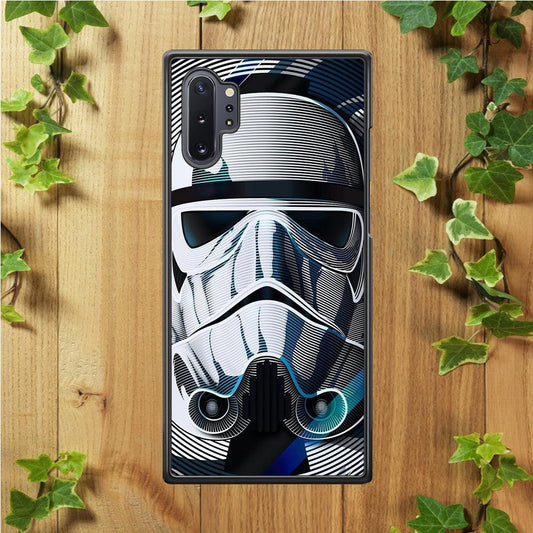 Stormtrooper Face Star Wars Samsung Galaxy Note 10 Plus Case-Plastic / Full Wrap (3D Case)-Xtracase