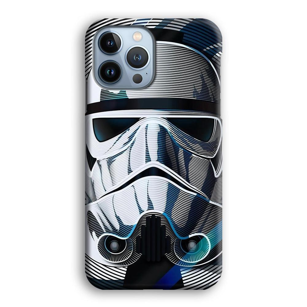Stormtrooper Face Star Wars iPhone 13 Pro Case-Plastic / Full Wrap (3D Case)-Xtracase