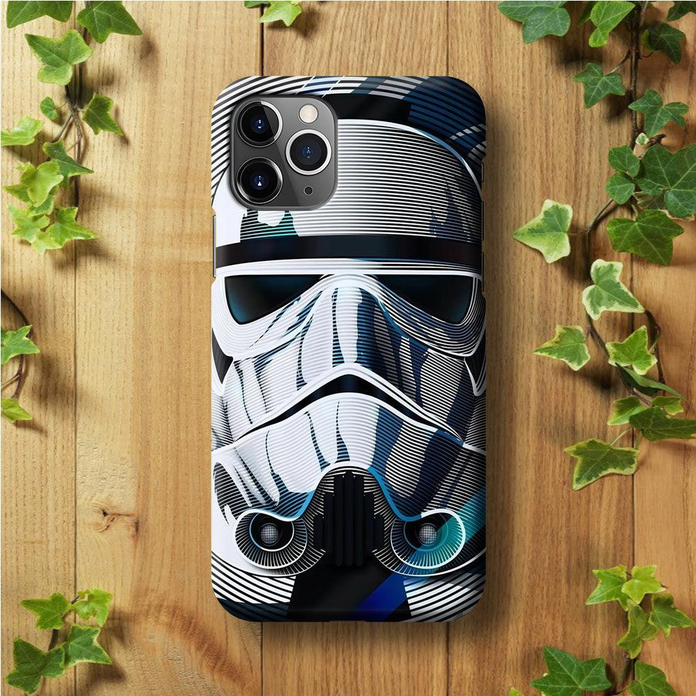 Stormtrooper Face Star Wars iPhone 11 Pro Max Case-Plastic / Full Wrap (3D Case)-Xtracase