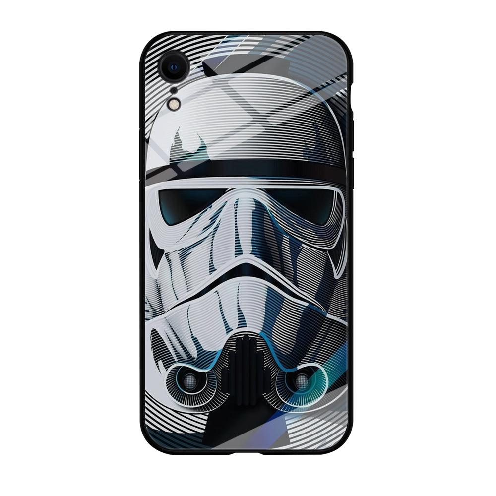 Stormtrooper Face Star Wars iPhone XR Case-Tempered Glass Case-Xtracase