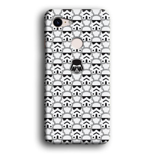 Stormtrooper Face Pattern Star Wars Google Pixel 3 XL 3D Case-Xtracase
