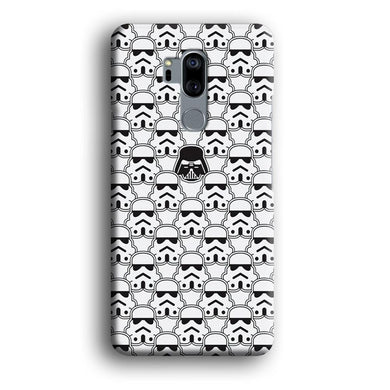 Stormtrooper Face Pattern Star Wars LG G7 ThinQ 3D Case