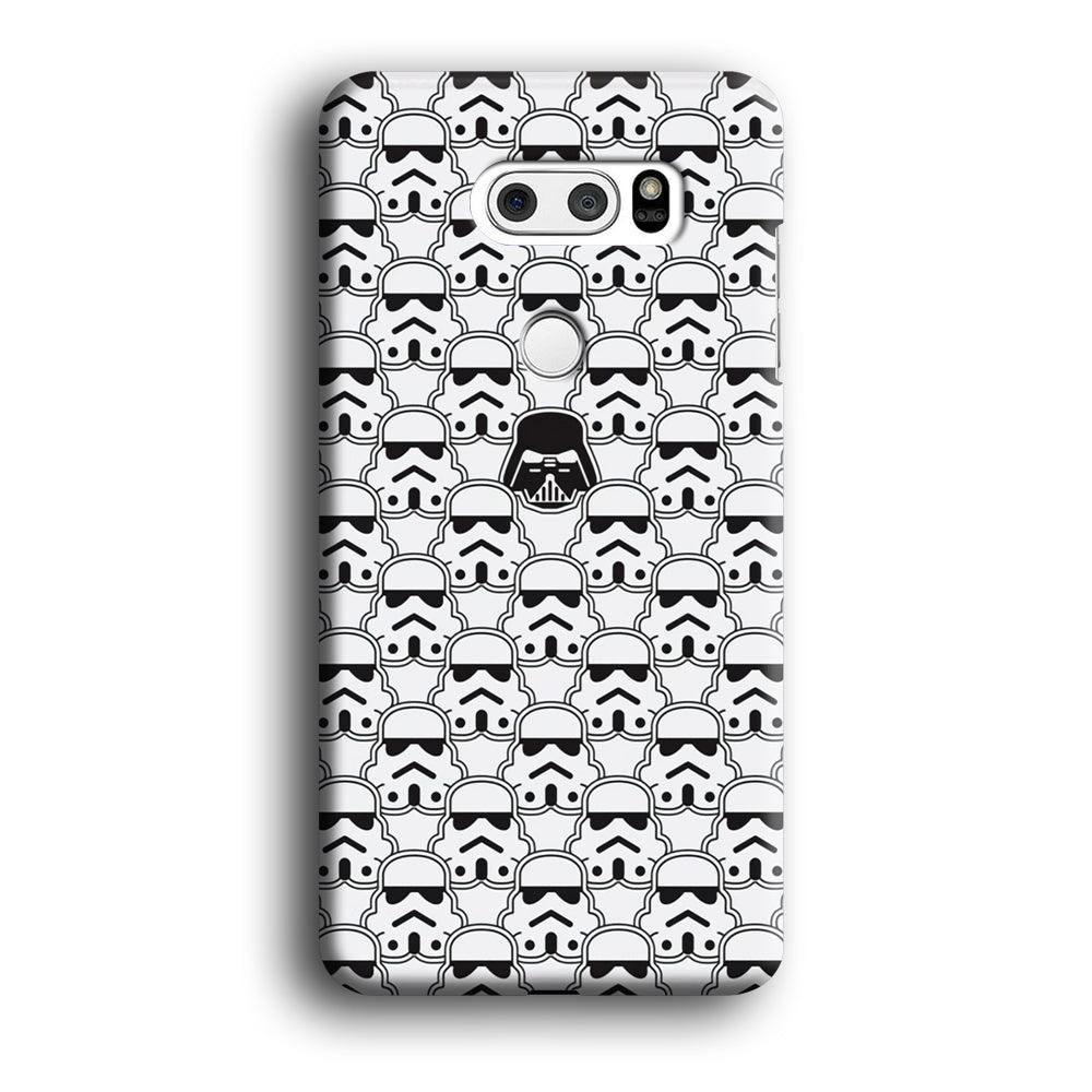 Stormtrooper Face Pattern Star Wars LG V30 3D Case-Xtracase