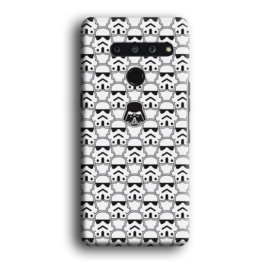 Stormtrooper Face Pattern Star WarsLG V50 3D Case-Xtracase