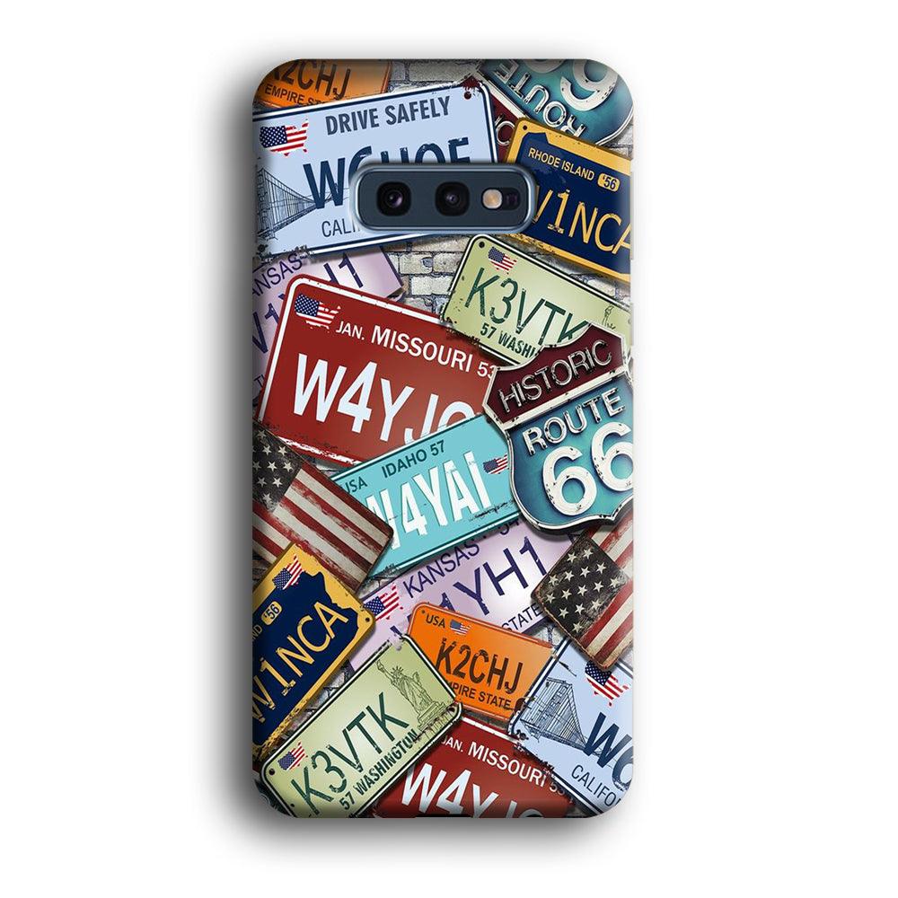 Street Signs USA Samsung Galaxy S10E 3D Case-Xtracase