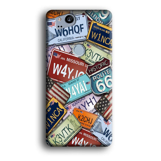 Street Signs USA Google Pixel 2 3D Case-Xtracase