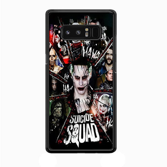 Suicide Squad Character Samsung Galaxy Note 8 Case-Plastic / Full Wrap (3D Case)-Xtracase