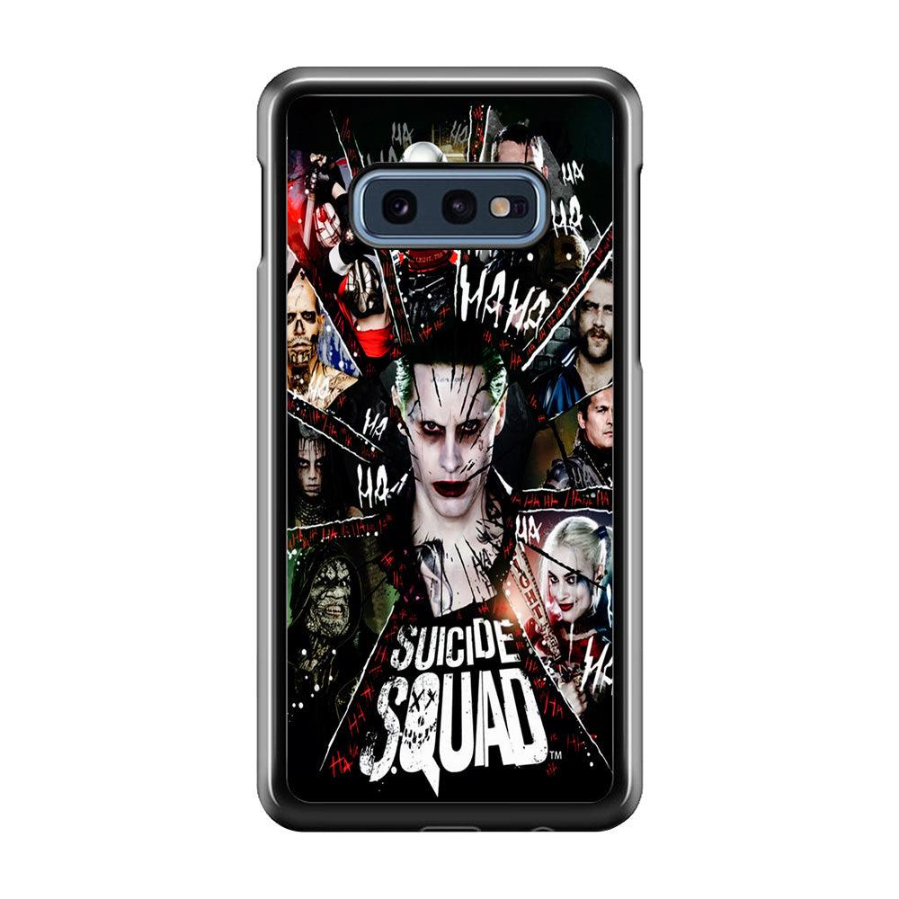 Suicide Squad Character Samsung Galaxy S10E Case-Rubber / Black (2D Case)-Xtracase