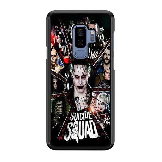 Suicide Squad Character Samsung Galaxy S9 Plus Case-Rubber / Black (2D Case)-Xtracase