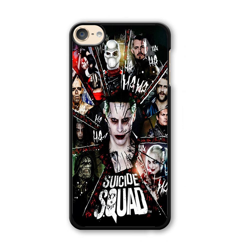Suicide Squad Character iPod Touch 6 Case-Plastic / White (2D Case)-Xtracase