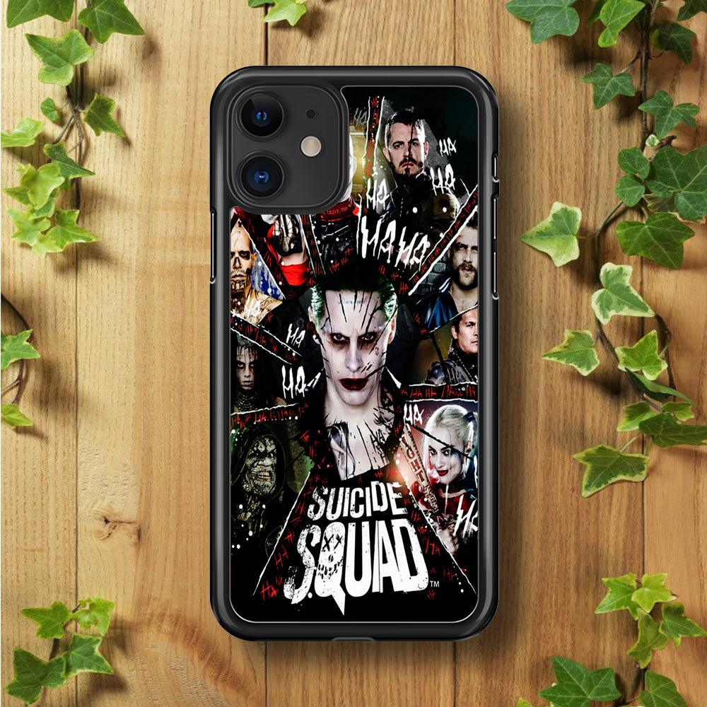 Suicide Squad Character iPhone 11 Case-Rubber / Black (2D Case)-Xtracase