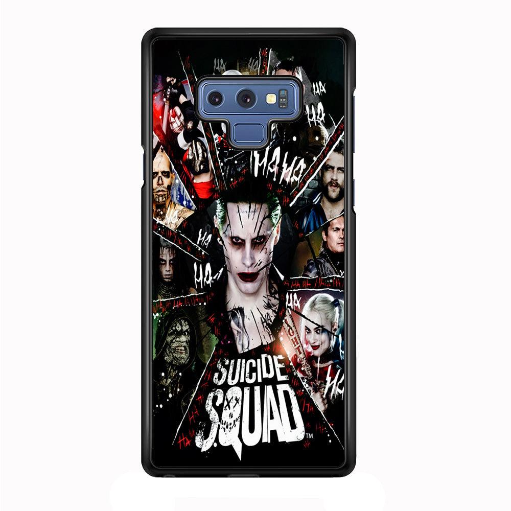 Suicide Squad Character Samsung Galaxy Note 9 Case-Rubber / Black (2D Case)-Xtracase