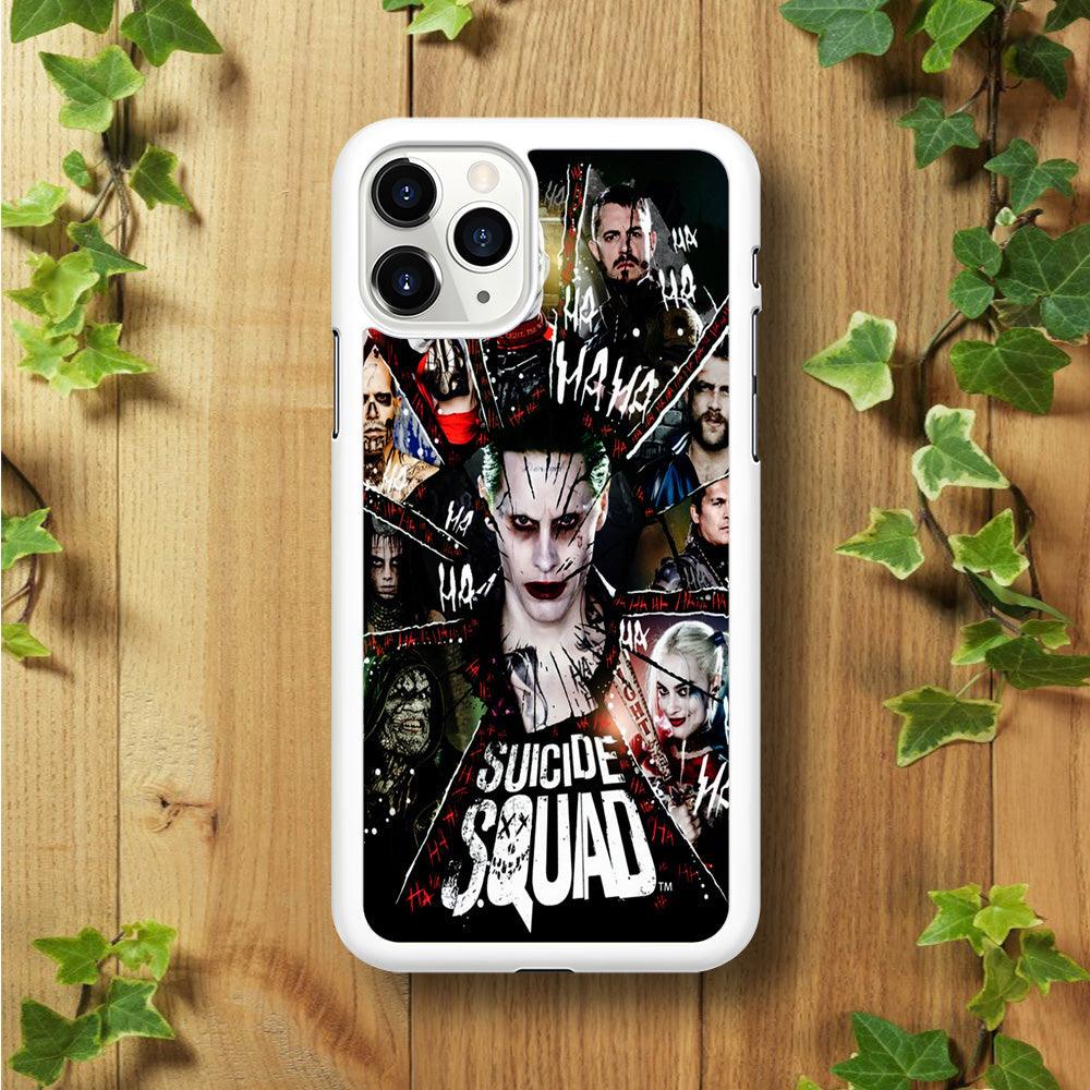 Suicide Squad Character iPhone 11 Pro Max Case-Rubber / White (2D Case)-Xtracase
