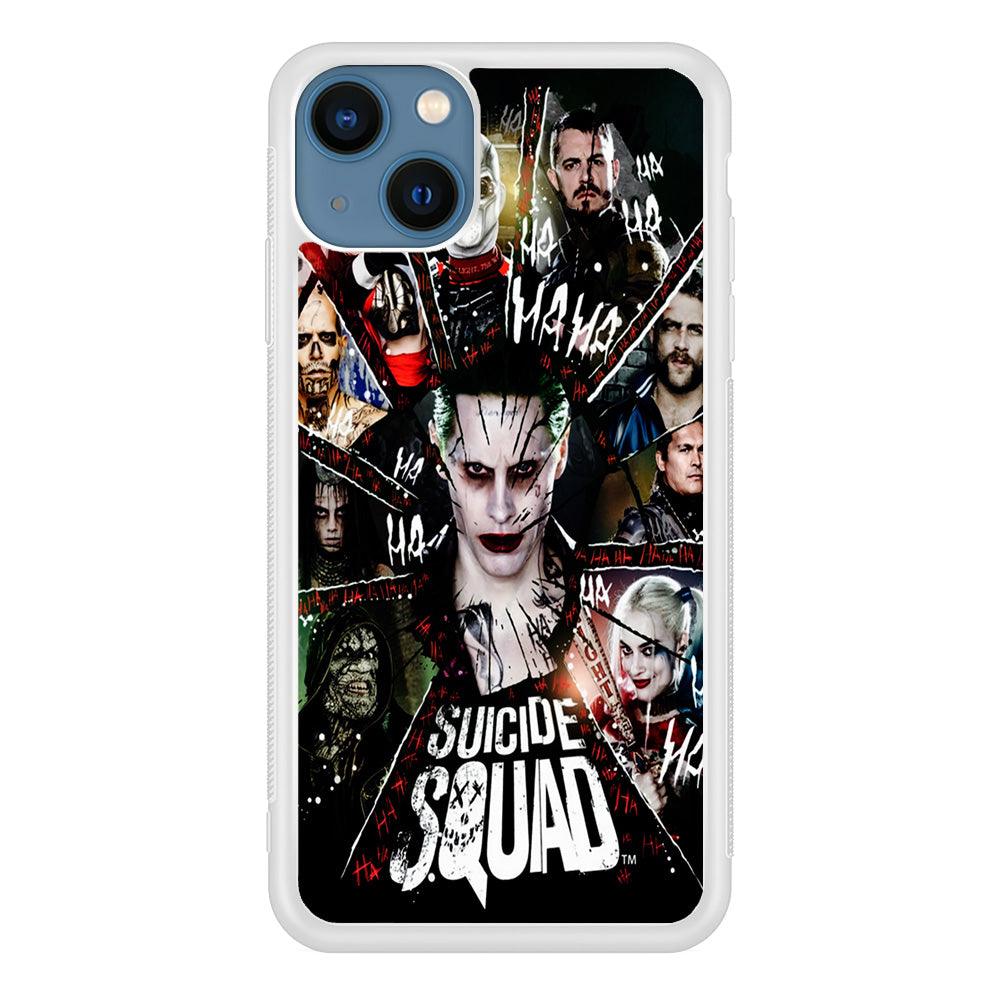 Suicide Squad Character iPhone 13 Pro Case-Rubber / White (2D Case)-Xtracase