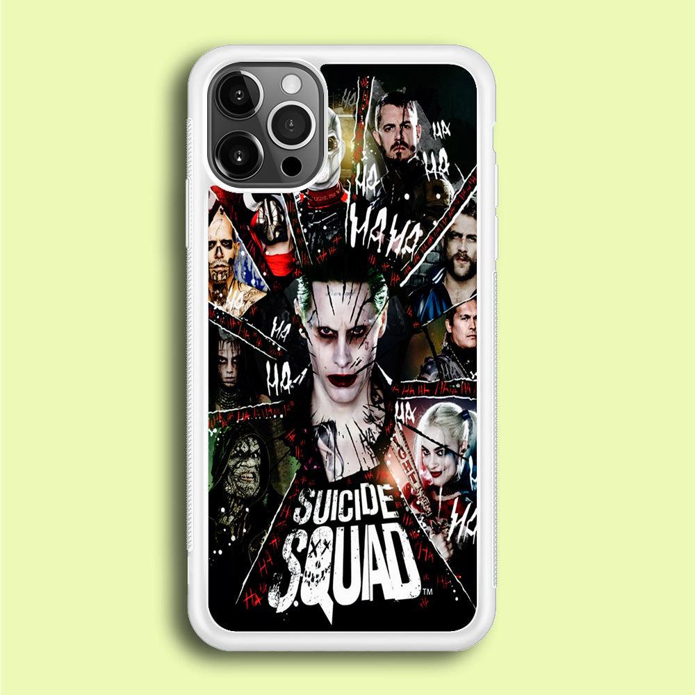Suicide Squad Character iPhone 12 Pro Max Case-Rubber / White (2D Case)-Xtracase