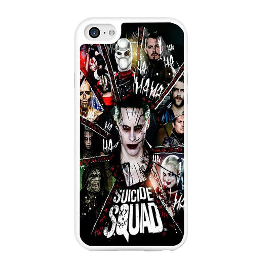 Suicide Squad Character iPhone 6 Plus | 6s Plus Case-Rubber / White (2D Case)-Xtracase